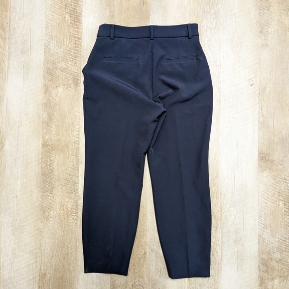 Express Navy Blue Crop High Rise Dress Pants - Picture 5 of 12